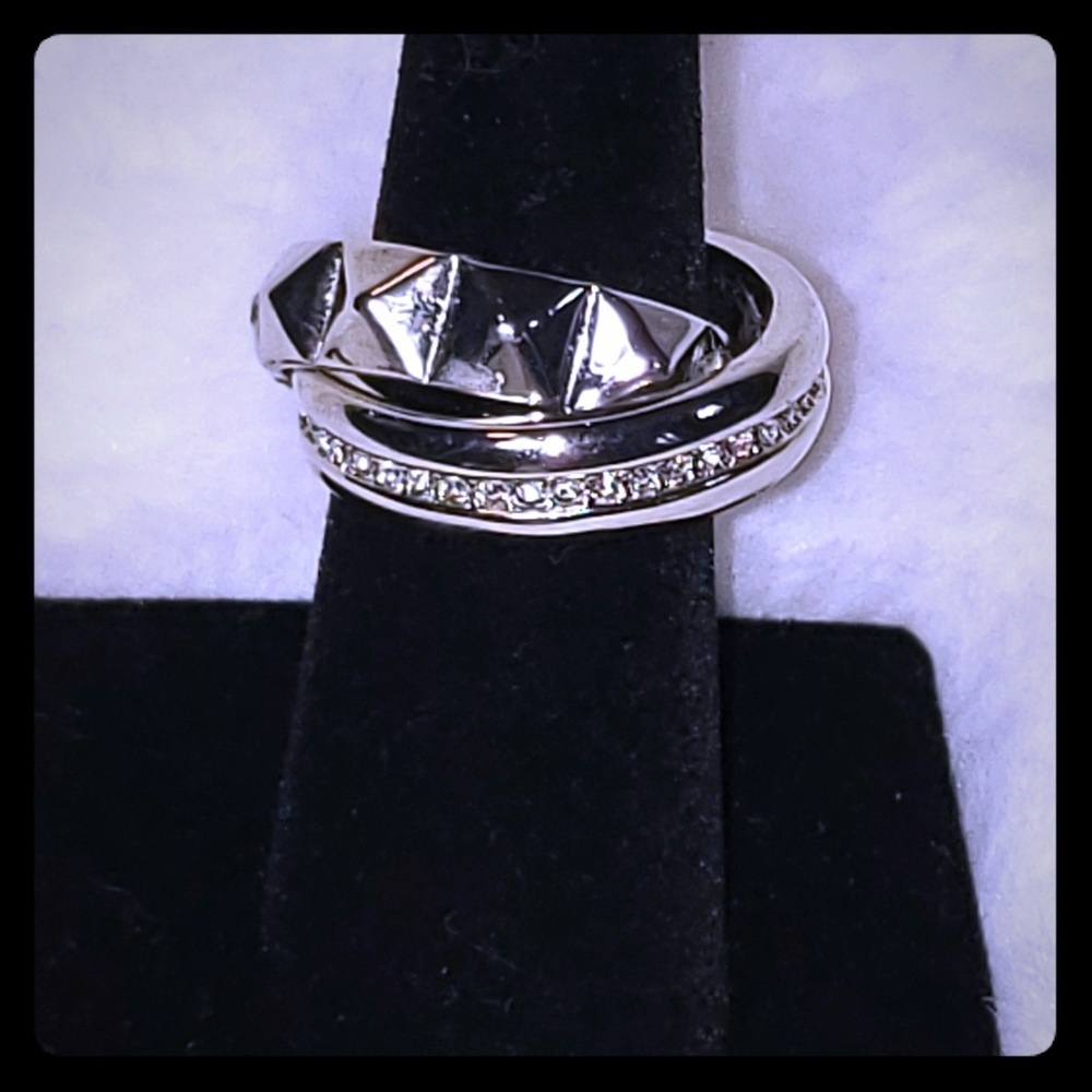 💚Silver interlocking rings